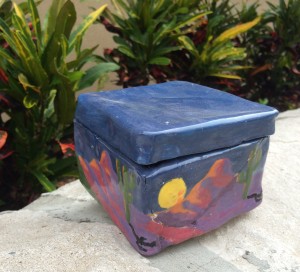 boxes with lids are fun to make and even more fun to come back and paint!